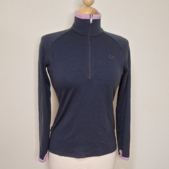 Icebreaker 320 Sport 1/4 Zip Pullover SZ S - Picture 1 of 8